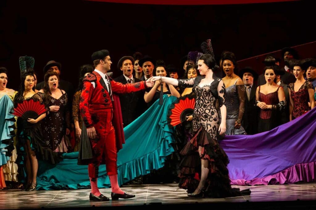 Costumes and props from Houston Grand Opera's production of 'Carmen' are included in the company's ultimate garage sale. (Photo by Lynn Lane)