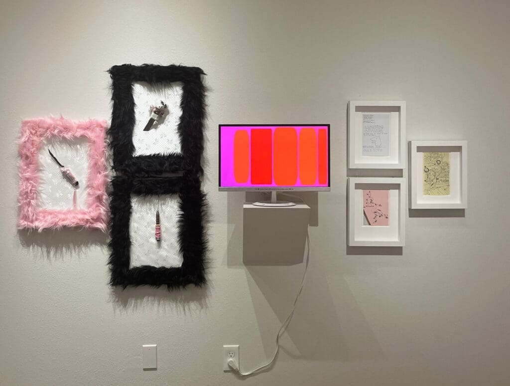 Installation view of "Objects of Desire" at Akim Monet Fine Arts in Dallas Design District