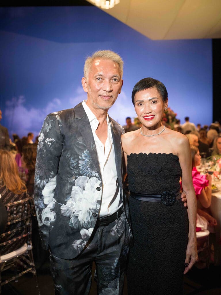 Marc & Duyen Nguyen at Houston Ballet's opening night dinner. (Photo by Daniel Ortiz)