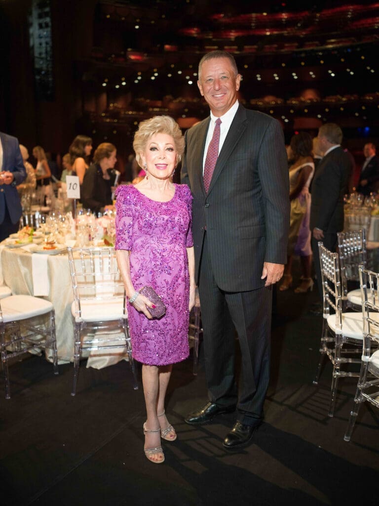 Margaret Alkek Williams, David Wuthrich at Houston Ballet's opening night dinner. (Photo by Daniel Ortiz)
