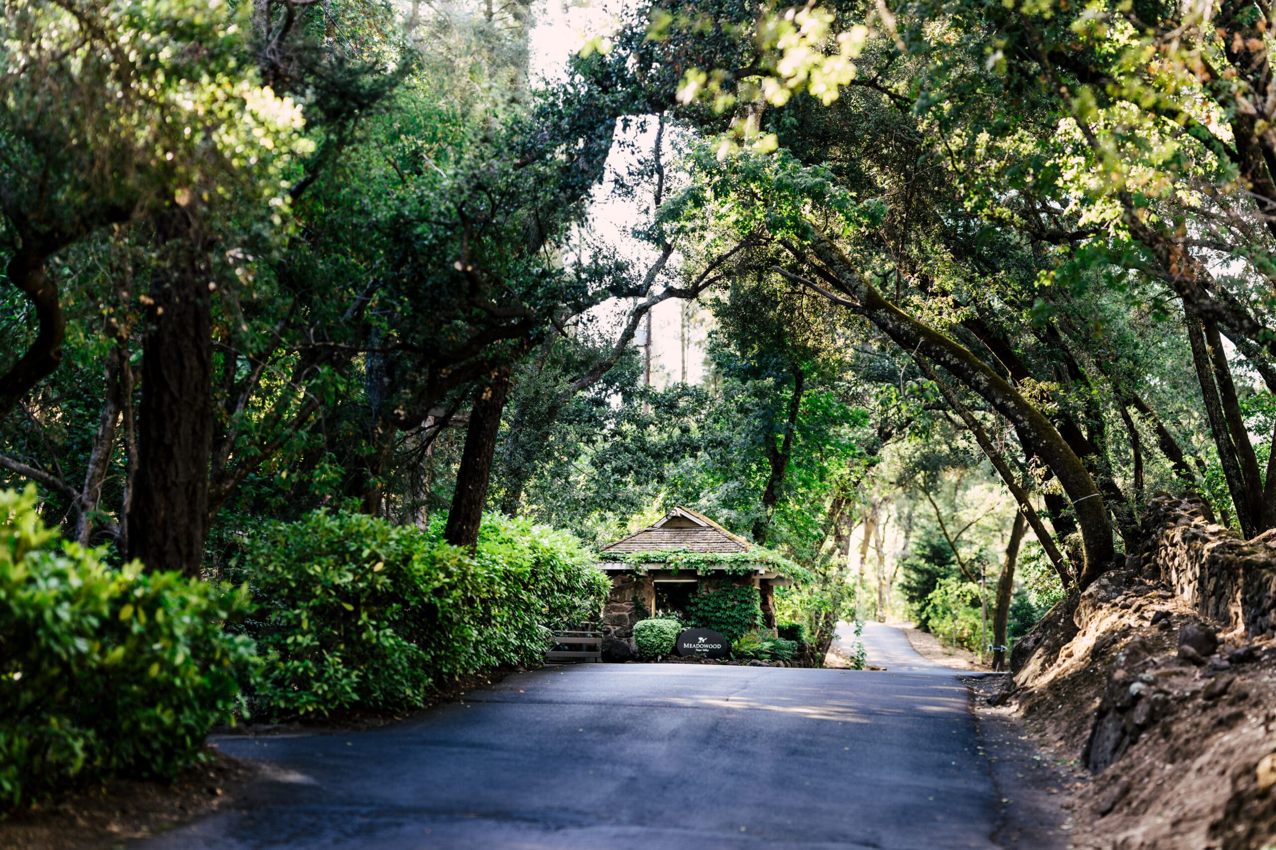 Meadowood Napa Valley iconic front gate