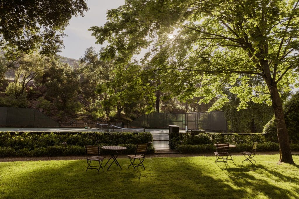 Tennis has been a part of the Meadowood culture since its beginning. 