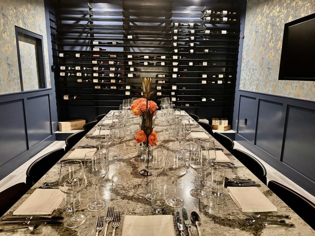 AT Bistro offers private dining for up to 14 people. (Courtesy)