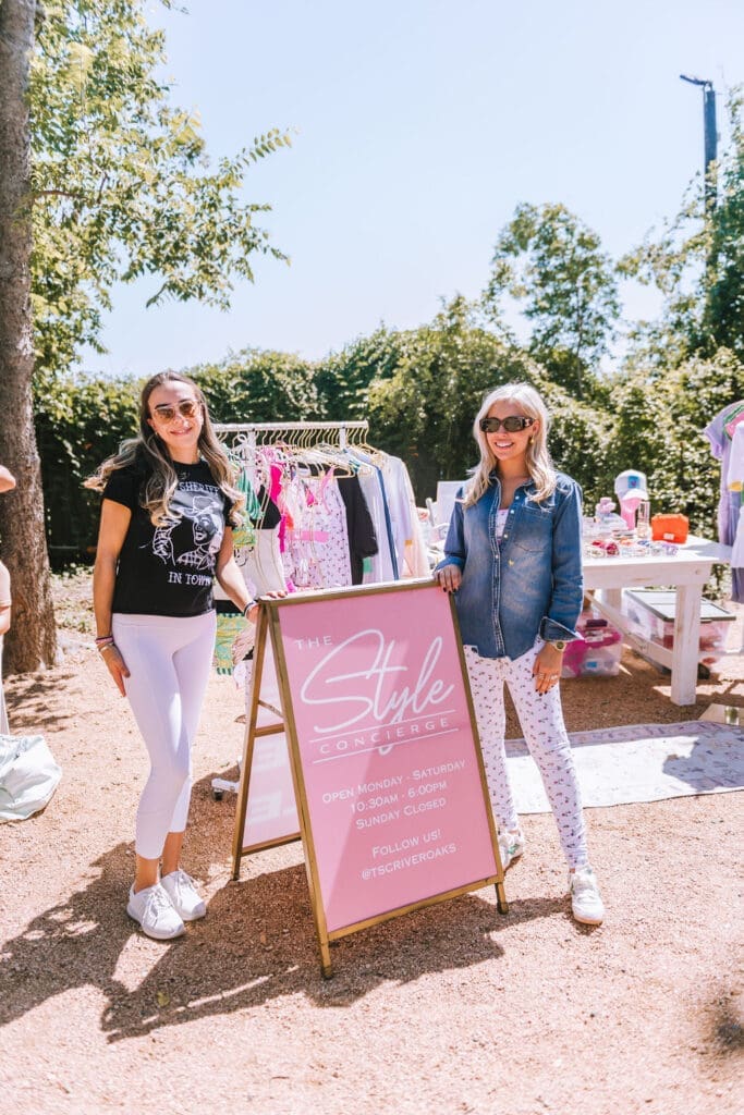 Camilla Valente, The Style Concierge owner Madison Marchbanks Rolland at PaperCity's Nourish retreat. (Photo by Heather Robards)