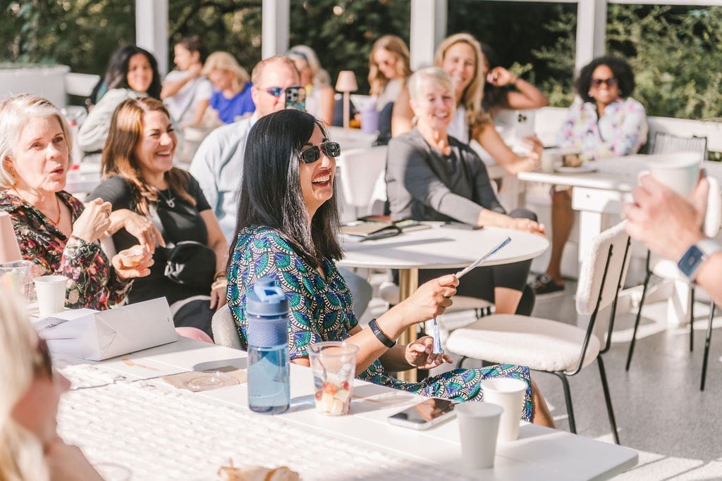 Dr. Suzanne Bruce, Dr. Rajani Katta at PaperCity's Nourish retreat. (Photo by Heather Robards)
