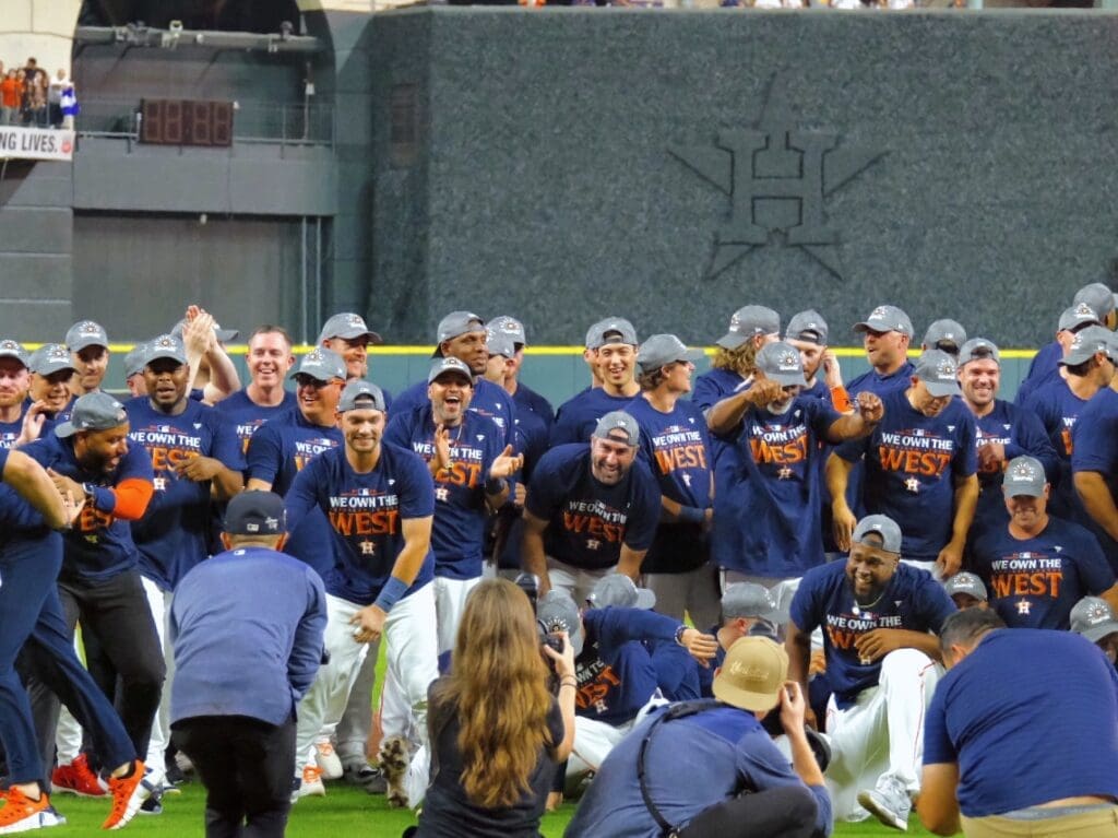 These Houston Astros came together through injuries and a horrific start to the season. (Photo by F. Carter Smith)