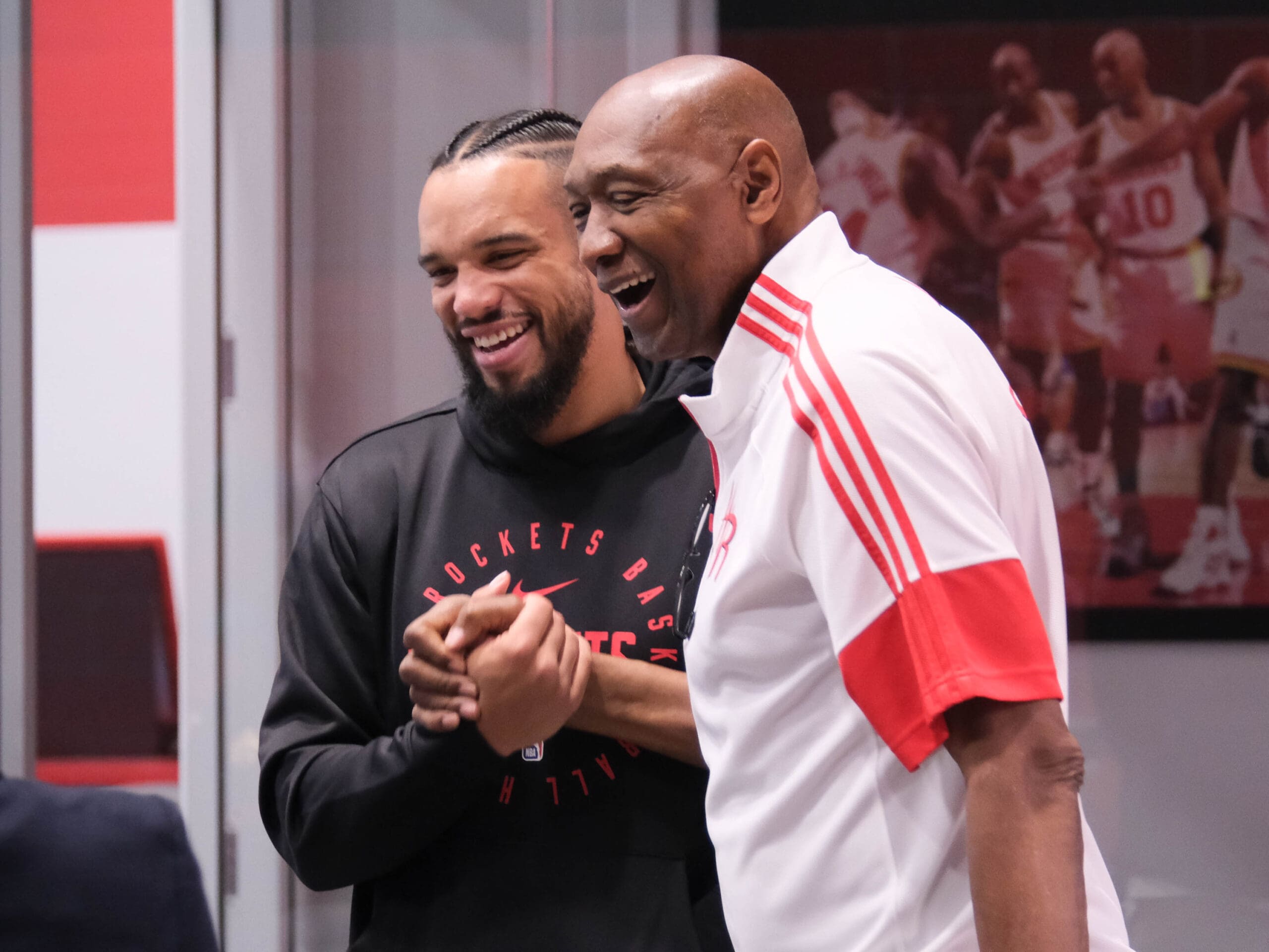 The Houston Rockets officially unveiled their new state-of-the-art training center, known as the Memorial Hermann | Houston Rockets Training Center with Rockets owner Tilman J. Fertitta, Memorial Hermann Health System President & CEO Dr. David Callender,