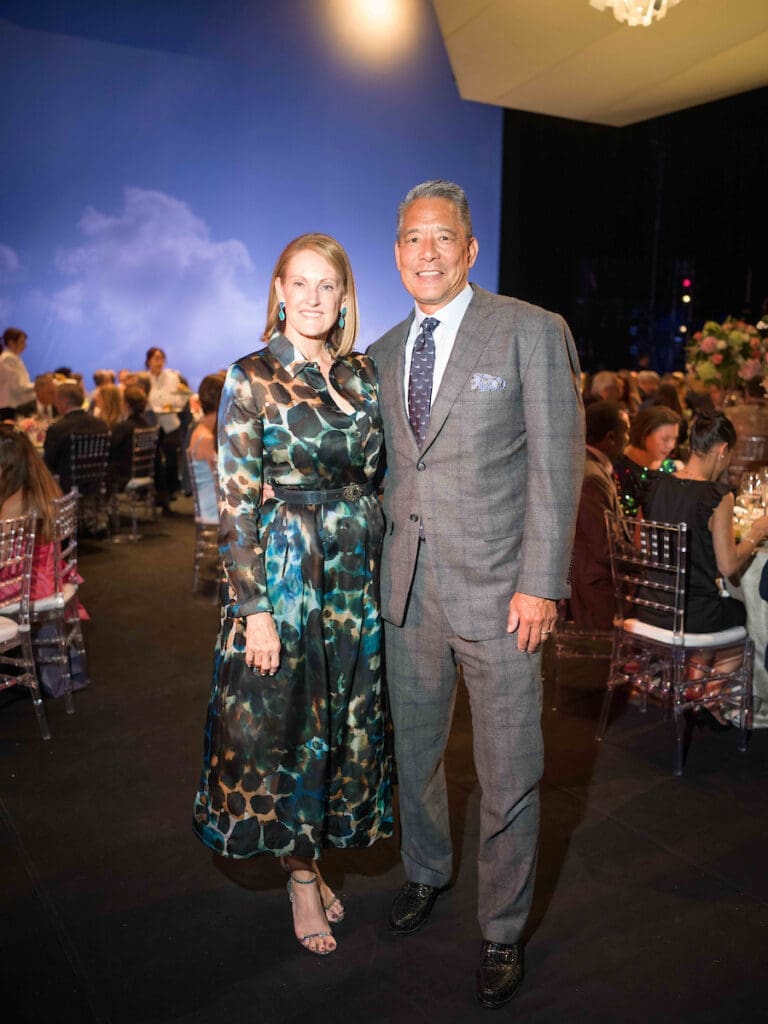 Stephanie & Frank Tsuru at Houston Ballet's opening night dinner. (Photo by Daniel Ortiz)