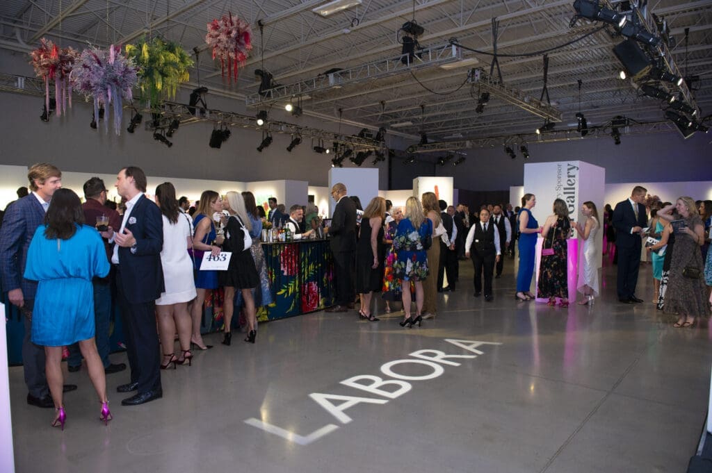 Crowd at Art for Advocacy (Photo by Tamytha Cameron)