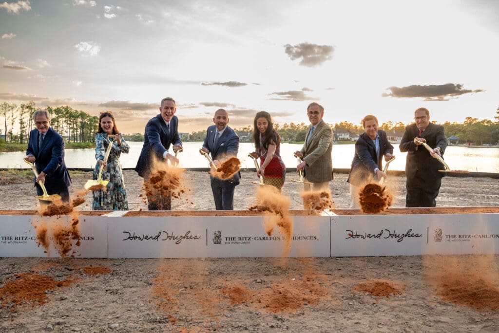 The Woodlands’ New Luxury Land Breaks Ground — The Ritz-Carlton Residences Start to Rise With Waterfront Wows