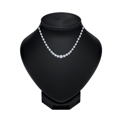 This gorgeous diamond necklace donated by Thomas Markle Jewelers is among the luxurious items available for auction at the Children's Museum Houston's Noir Gala.