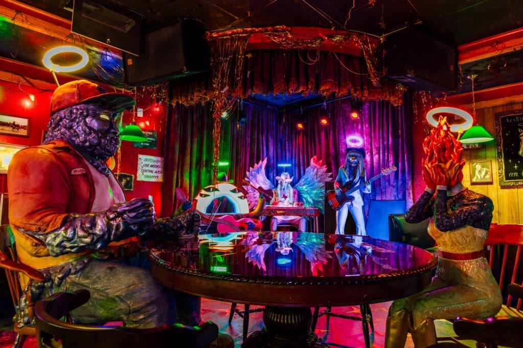 Cowboix Hevvven at Meow Wolf Houston: Radio Tave (Photo by Arturo Olmos)