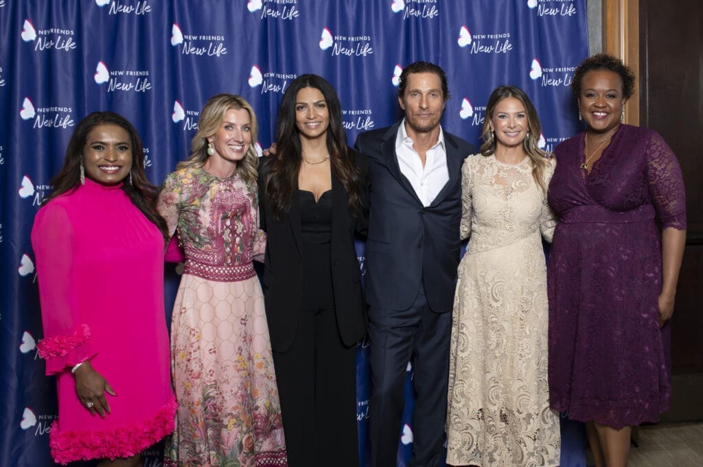 Priya Murphy, Lisa Rocchio, Camila McConaughey, Matthew McConaughey, JoJo Fleiss, Bianca Davis (Photo by Tamytha Cameron and Celeste Cass)