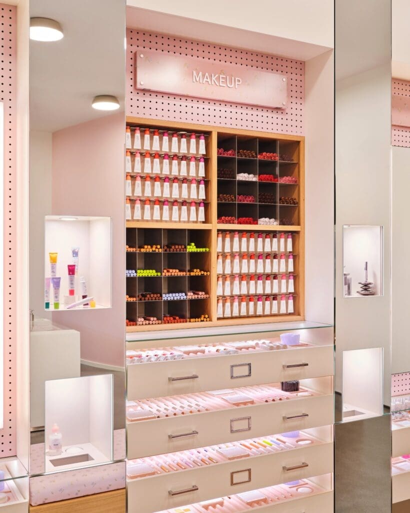 Glossier is now open at Dallas' NorthPark Center. (Courtesy)