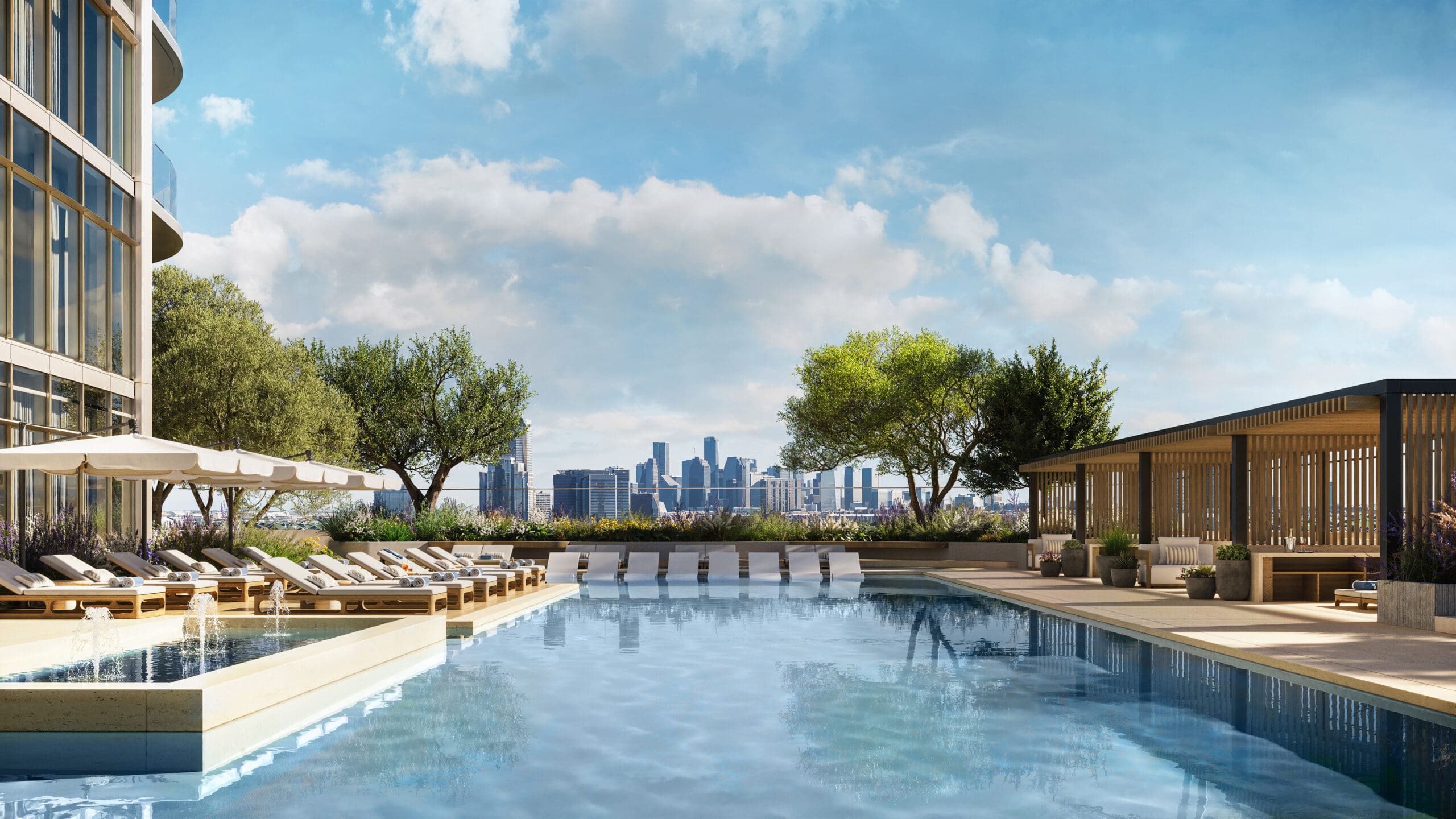 5 – Pool, The St. Regis Residences, Houston; Rendering Courtesy of Shimahara Visual