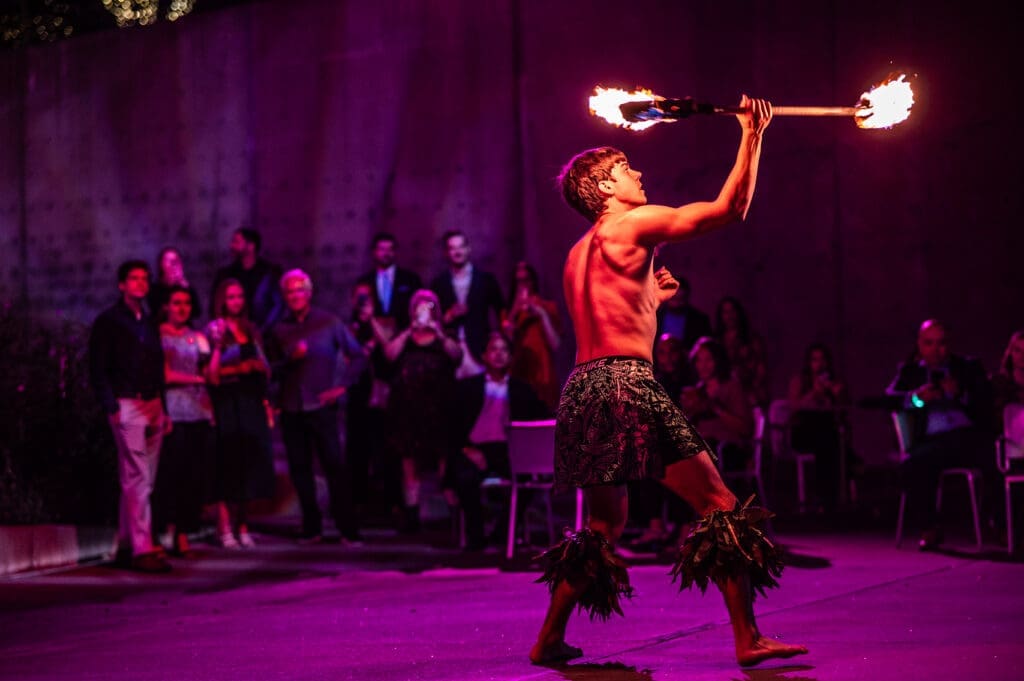 Grace Hula Fire Dancer lit up the night (Photo by Can Turkyilmaz)