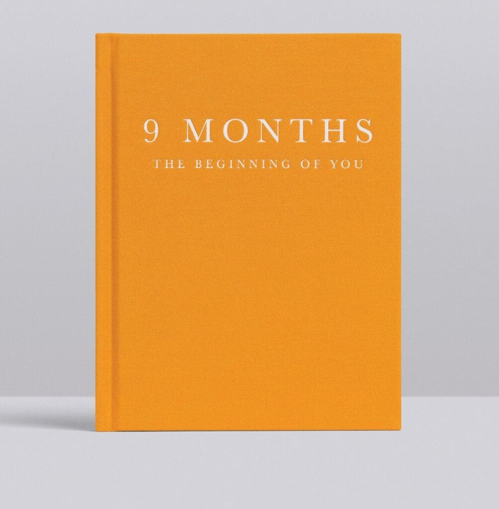 The "9 Months - The Beginning of You" Journal is a beautifully designed keepsake to document every moment of the pregnancy journey. (Photo courtesy Write to Me)