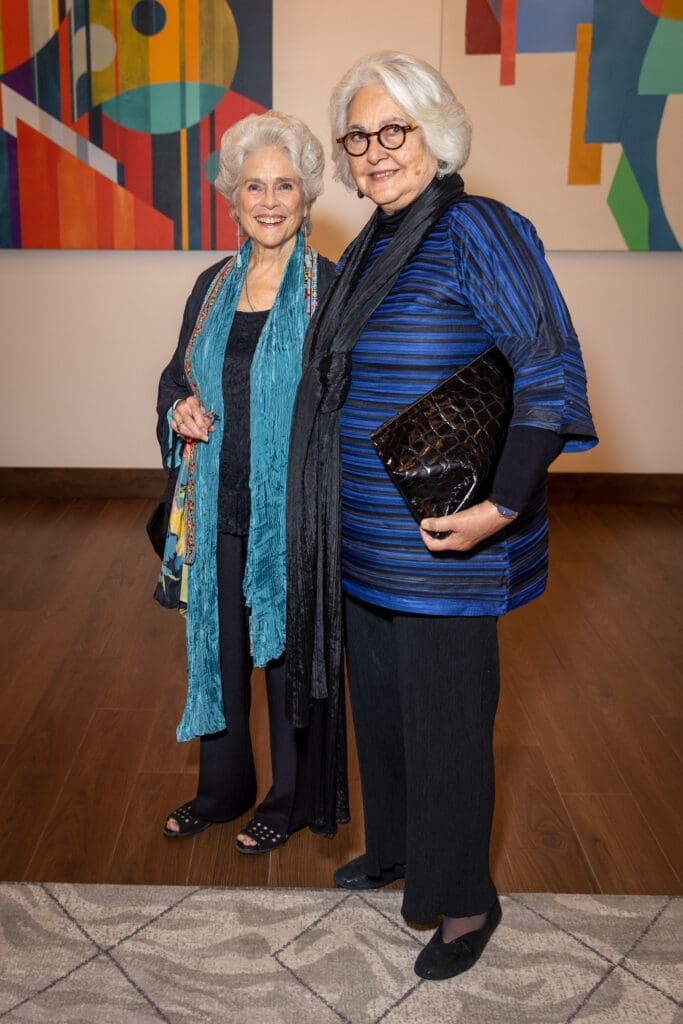 Betty Moody and Surpik Angelini at Art League Houston's 76th Anniversary Gala, Bloom (Photo by Alex Barber)