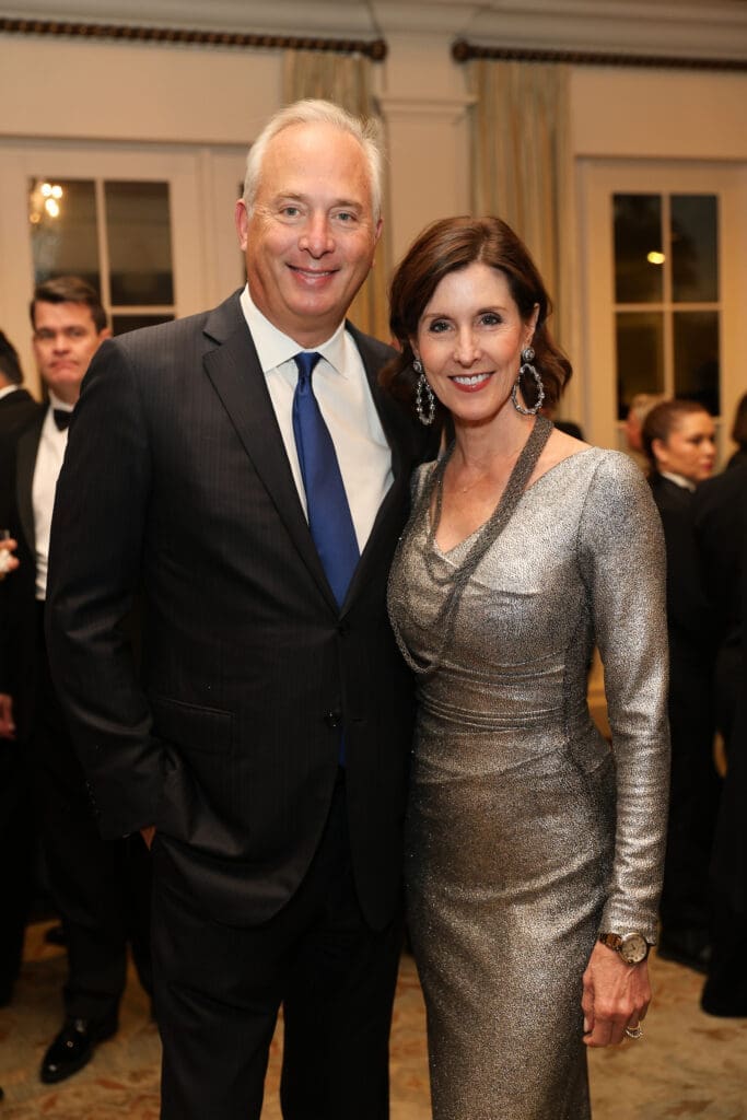 Bobby & Phoebe Tudor at 'An Evening for Rice's Honor.' (Photo by Priscilla Dickson)