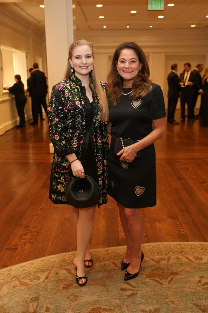 CG Marinelli, Larkin McReynolds at 'An Evening for Rice's Honor.' (Photo by Priscilla Dickson)