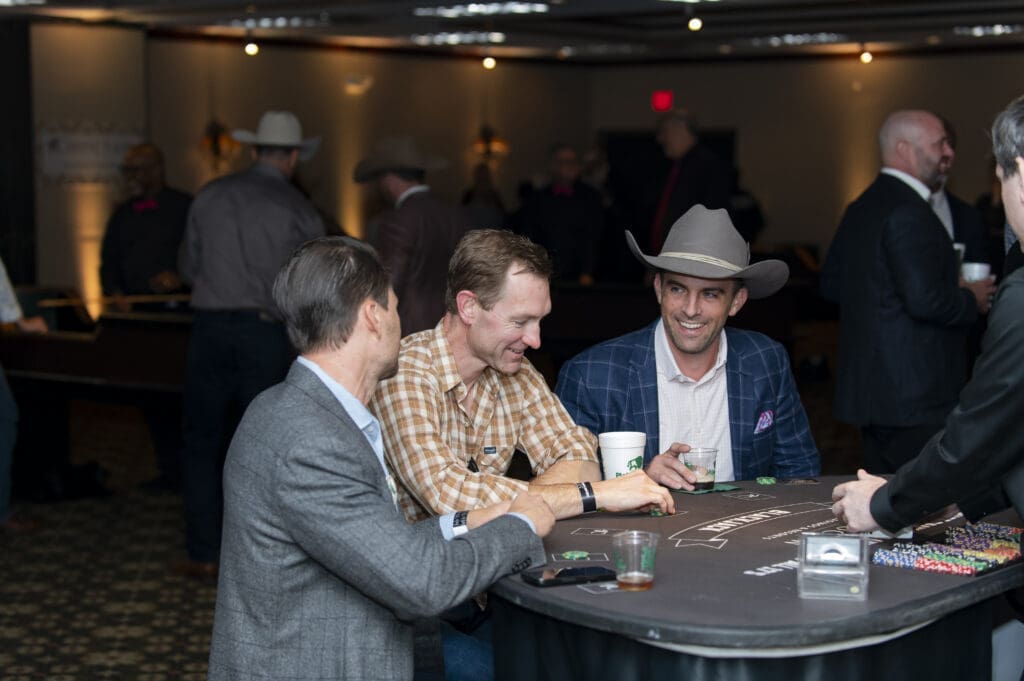 Casino Games at Cattle Baron's Ball (Photo by Tamytha Cameron and Celeste Cass)