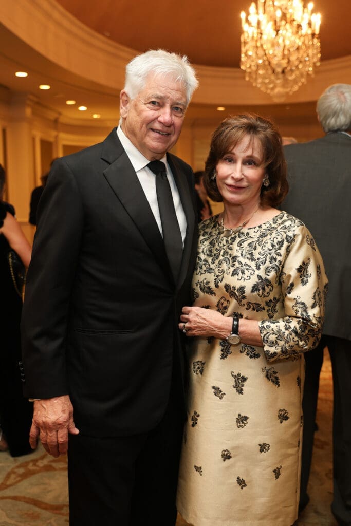 David & Barbara Gibbs at 'An Evening for Rice's Honor.' (Photo by Priscilla Dickson)