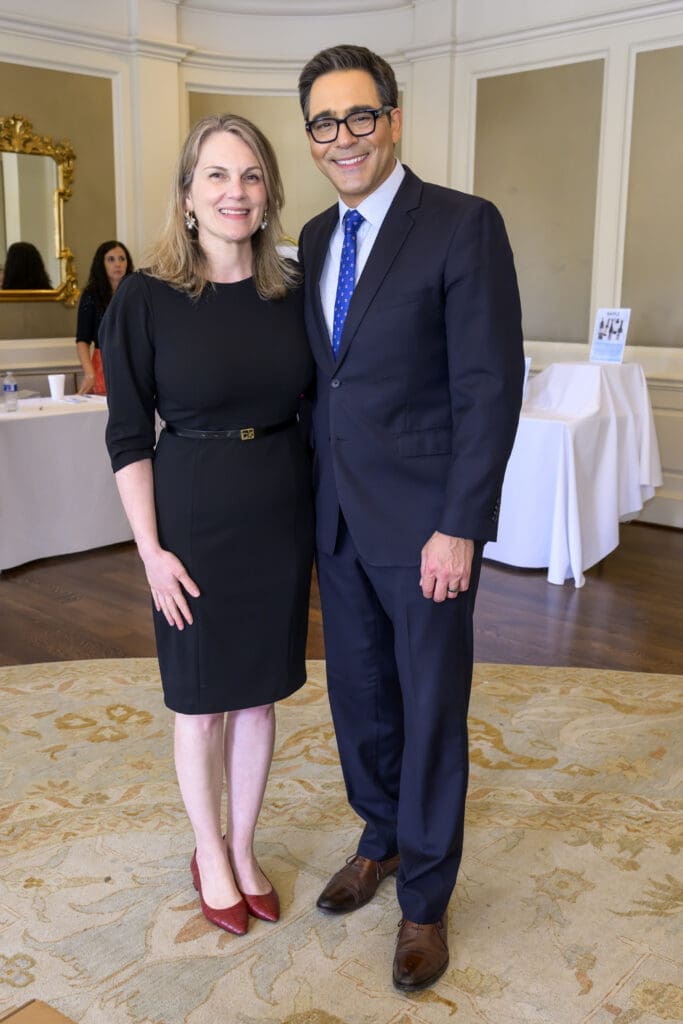 Erika Myers, Owen Conflenti at the Italian Cultural & Community Center Luncheon at River Oaks Country Club (Photo by Michelle Watson, CatchLightGroup.com)