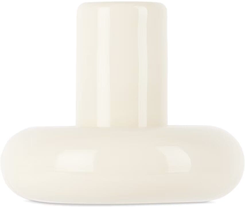 Gustaf Westman White Chunky Candle Holder