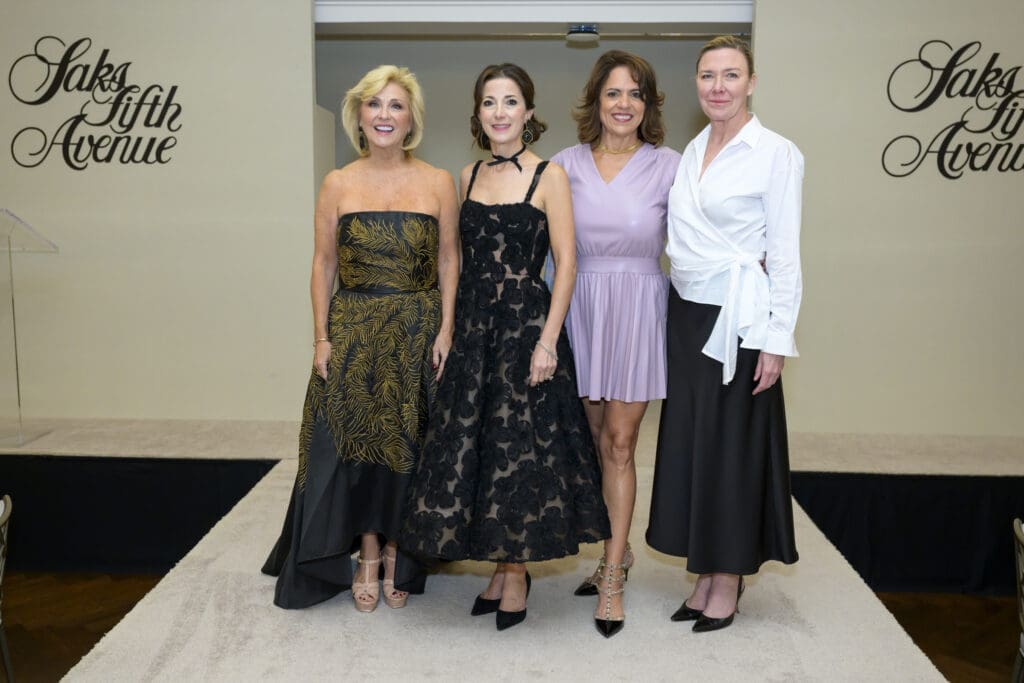Karen Remington, Saula Centa Valente, Roberta Bentley, Holly Dean make the scene at the Italian Cultural & Community Center Luncheon at River Oaks Country Club. (Photo by Michelle Watson, CatchLightGroup.com)