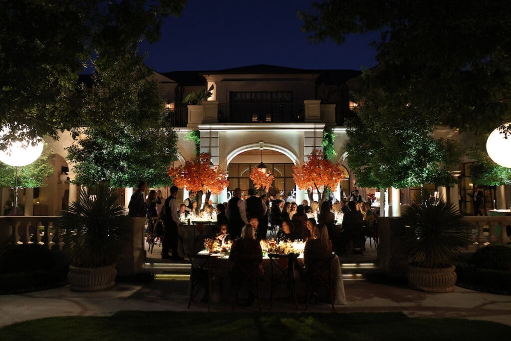 The River Oaks home for the Memorial Herman Foundation dinner. (Photo by Priscilla Dickson)