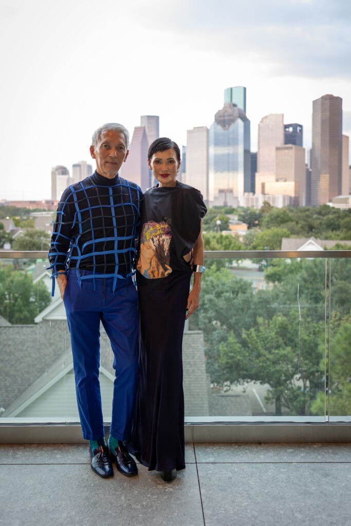Marc & Duyen Nguyen at Art League Houston's 76th Anniversary Gala, Bloom (Photo by Alex Barber)