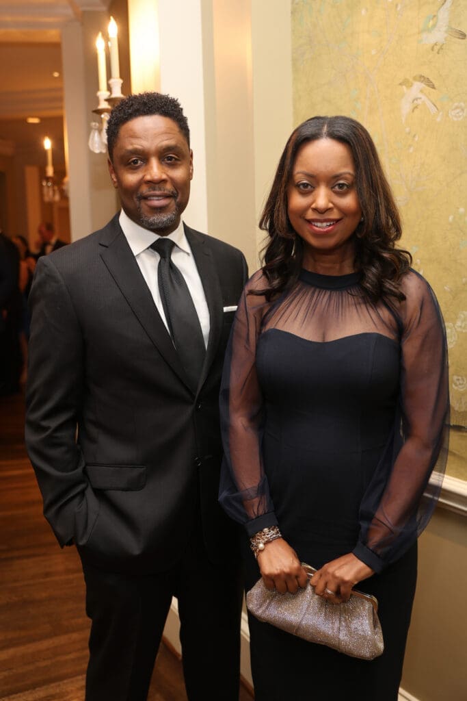 Melinda & Felix Chevlalier at 'An Evening for Rice's Honor.' (Photo by Priscilla Dickson)