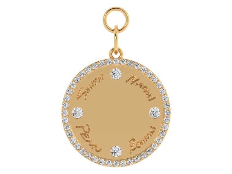 The Handwriting Pendant is a custom piece featuring engraved handwriting, making it a deeply personal keepsake. (Photo courtesy Milliard Diamond Concierge)