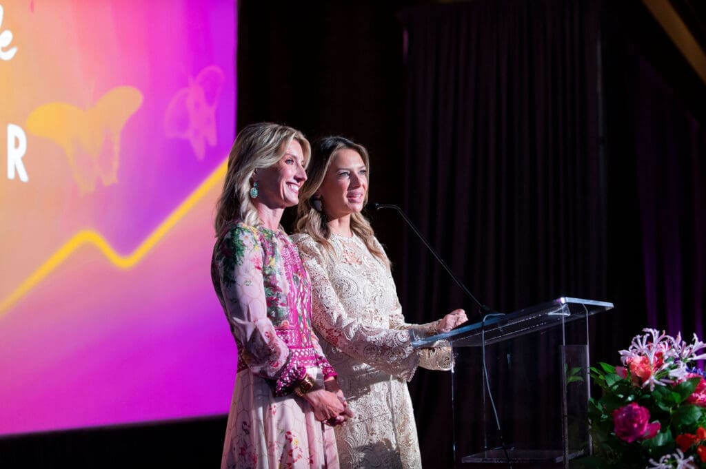 Luncheon Co-Chairs Lisa Rocchio and JoJo Fleiss (Photo by Tamytha Cameron and Celeste Cass)