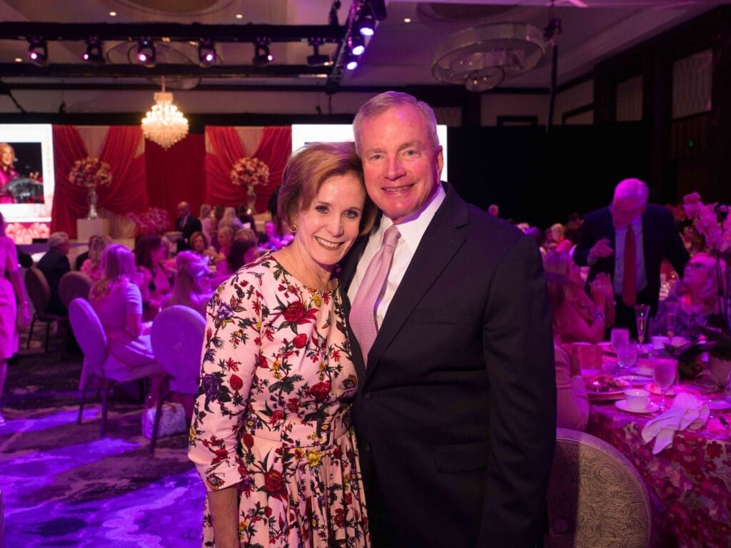 Honorees Nina & Edd Hendee at the Memorial Hermann Foundation Razzle Dazzle Luncheon. (Photo by Daniel Ortiz)