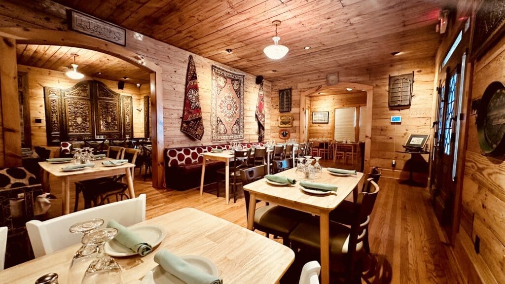 Inside the newly reopened Flying Carpet Turkish in Fort Worth.