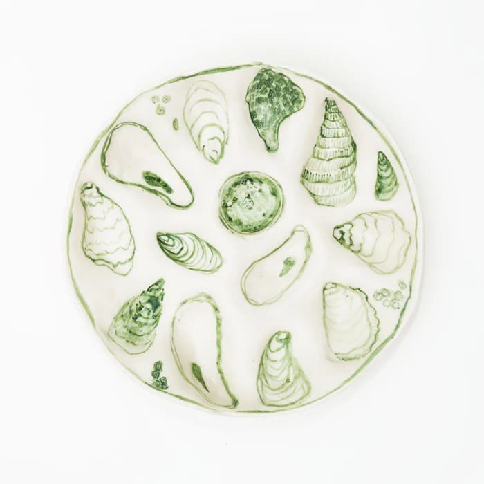 Oyster Plate Bridgman Pottery ($160)