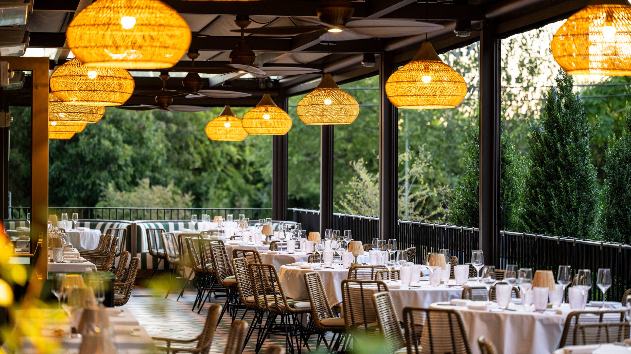 Patio at Le PasSage © Evan Sung