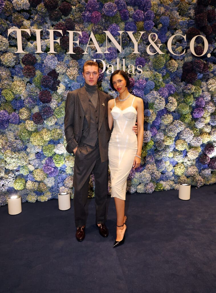 Nara and Lucky Blue Smith Celebrate Tiffany & Co.’s Dazzling New Dallas Store