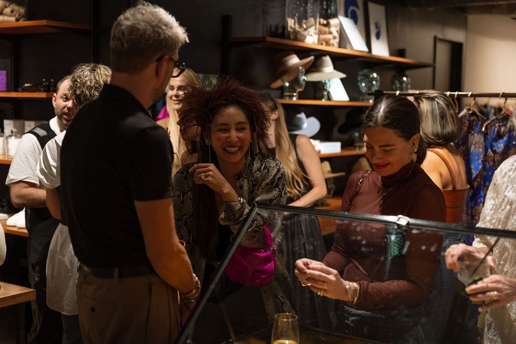 Reed Robertson, Sharon Lee Clark, Rochelle Gores (Photo by Becca Patton, Beckley & Co.)