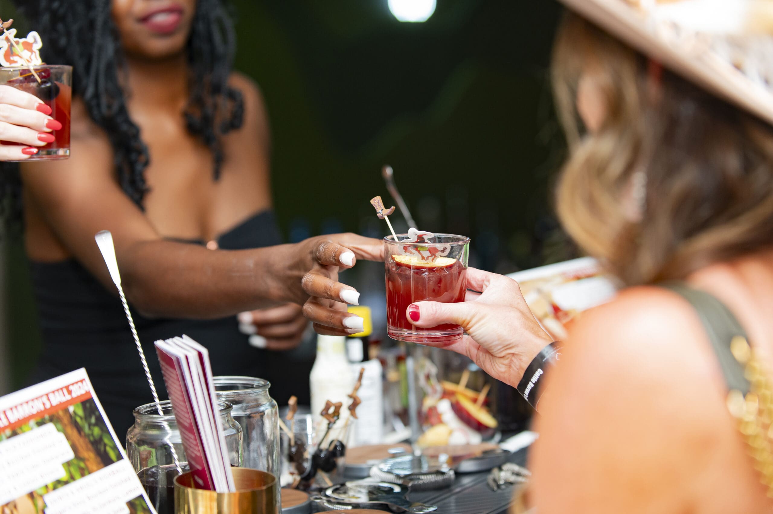 The signature cocktails were flowing! (Photo by Tamytha Cameron and Celeste Cass) Cattle Baron's Ball