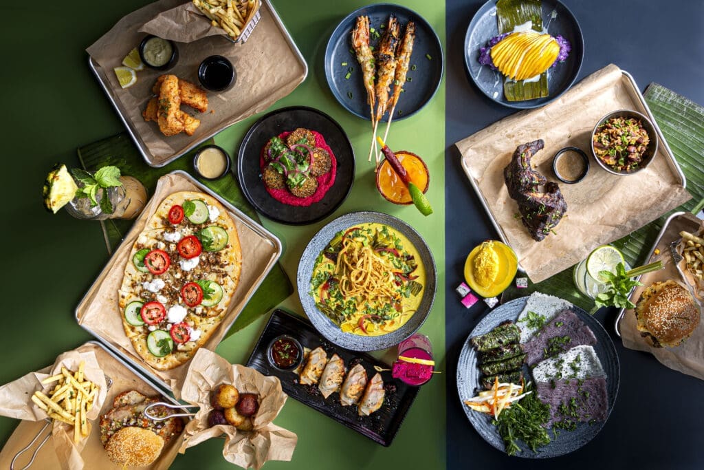 Traveler's Cart offers a global street food experience, drawing inspiration from night markets in Southeast Asia, Latin America, Europe, the Middle East and beyond. (Photo by Jenn Duncan)