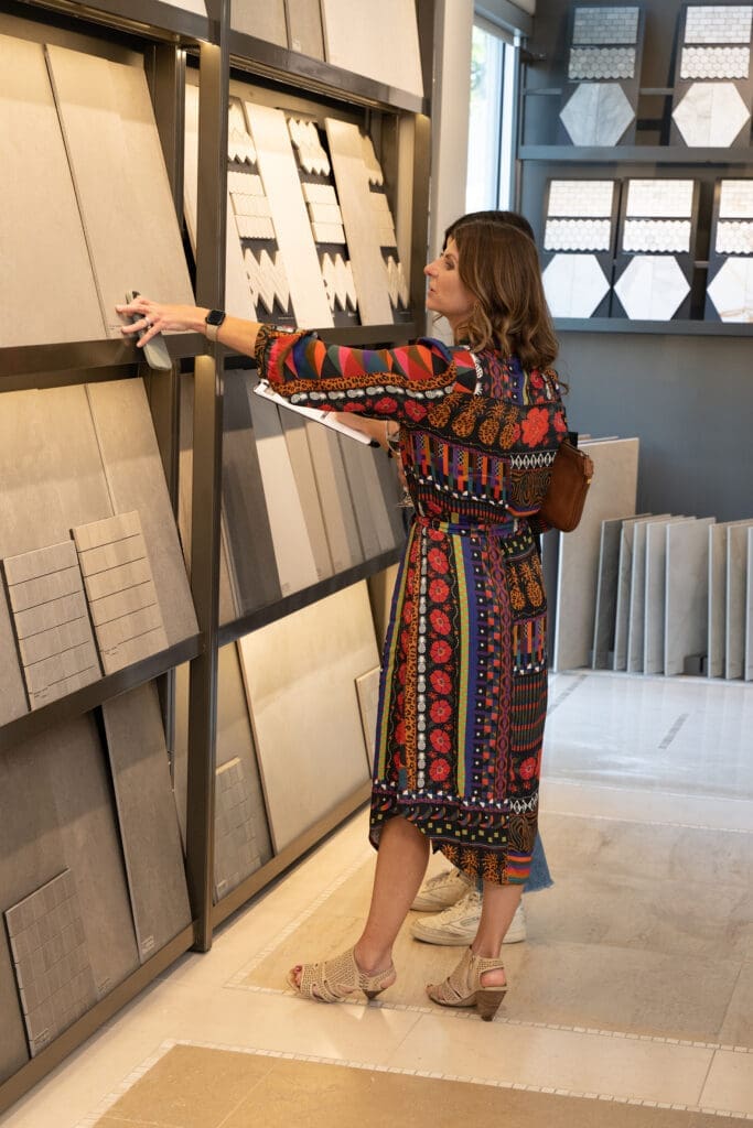 This October, luxury stone and tile company Walker Zanger held a lively event panel for Pulp Designs at their Dallas Turtle Creek showroom. (Photo by George Fiala)