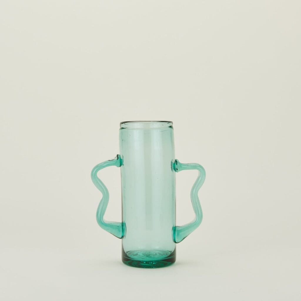 Llorente Recycled Glass Vase, $62. 