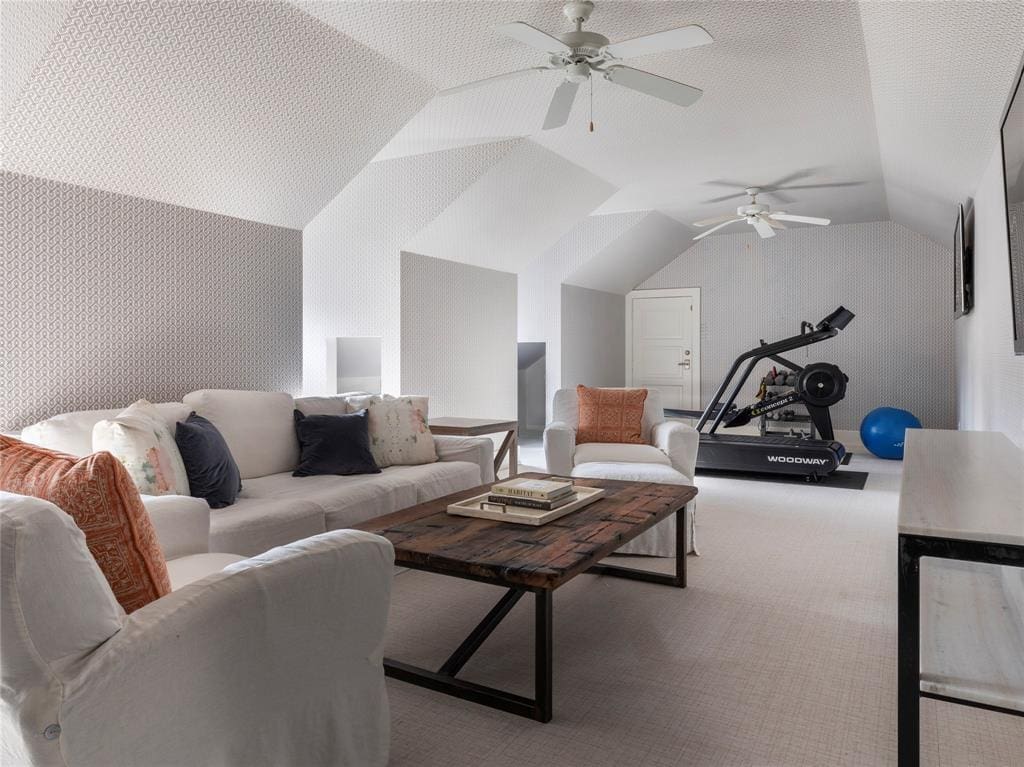 The third floor entertaining area at 4048 Overbrook Lane is a bonus space.