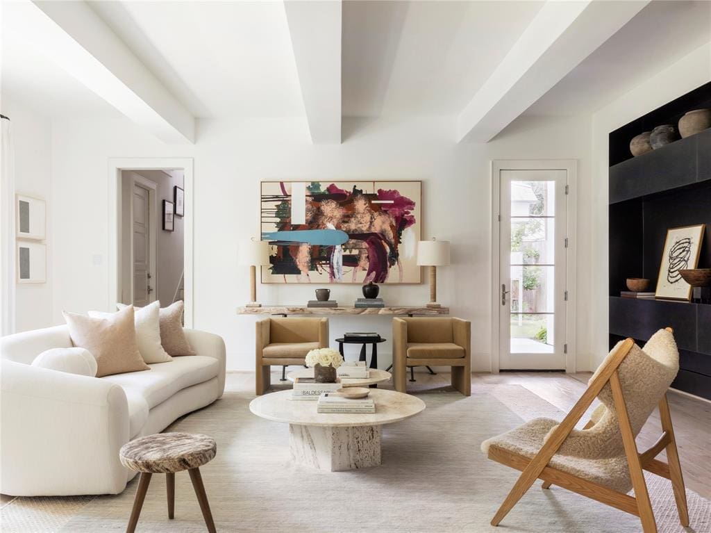 Spacious living areas throughout the house at 4048 Overbrook Lane enjoy plenty of natural light.