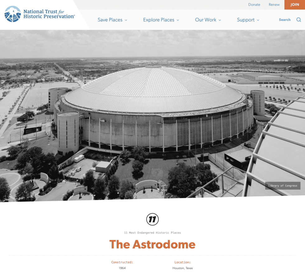 The future of the Eighth Wonder of the World is forefront of the Astrodome Conservancy, headed by Phoebe Tudor