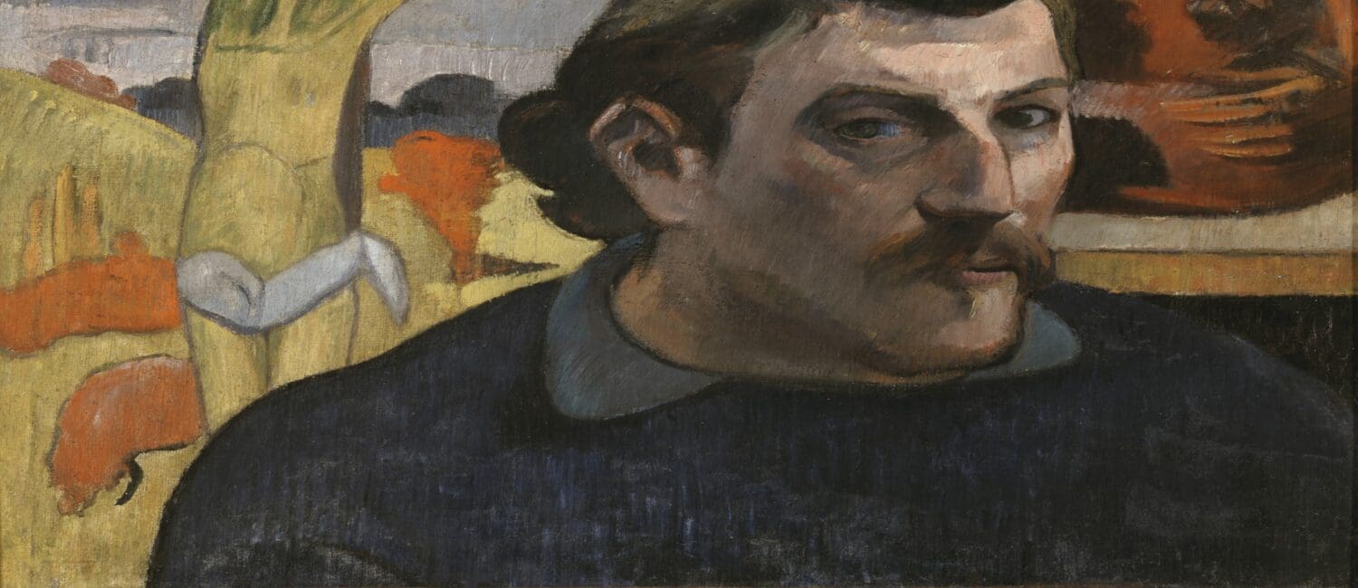 Paul Gauguin, Portrait de l’artiste au Christ jaune (Portrait of the Artist with the Yellow Christ), 1890–91
