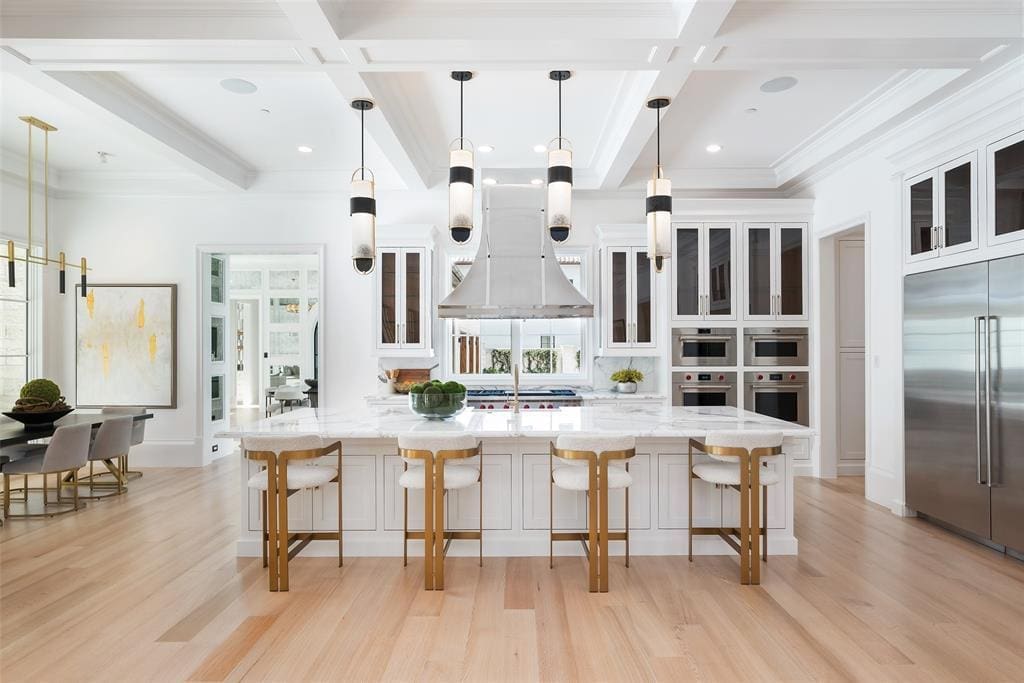 The chef's kitchen at 5414 Elden Drive is perfect for home cooks and entertainers. (Courtesy)