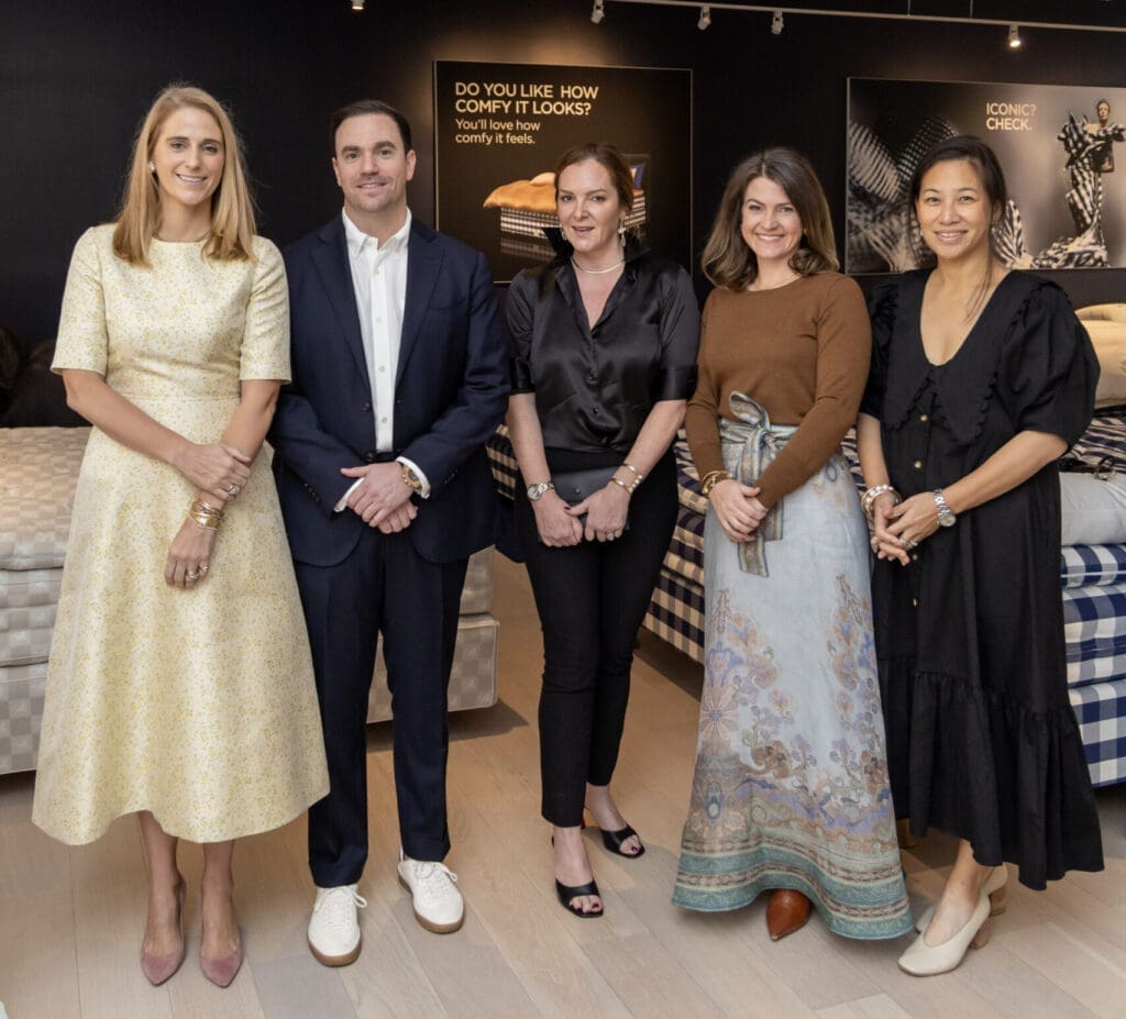 Alison Kenworthy, Bradley Belen, Elizabeth Bolognino, Jordan Winston, Jean Liu at Hästens